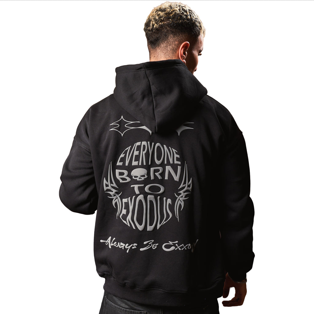 BLACK EXODUS HOODIE
