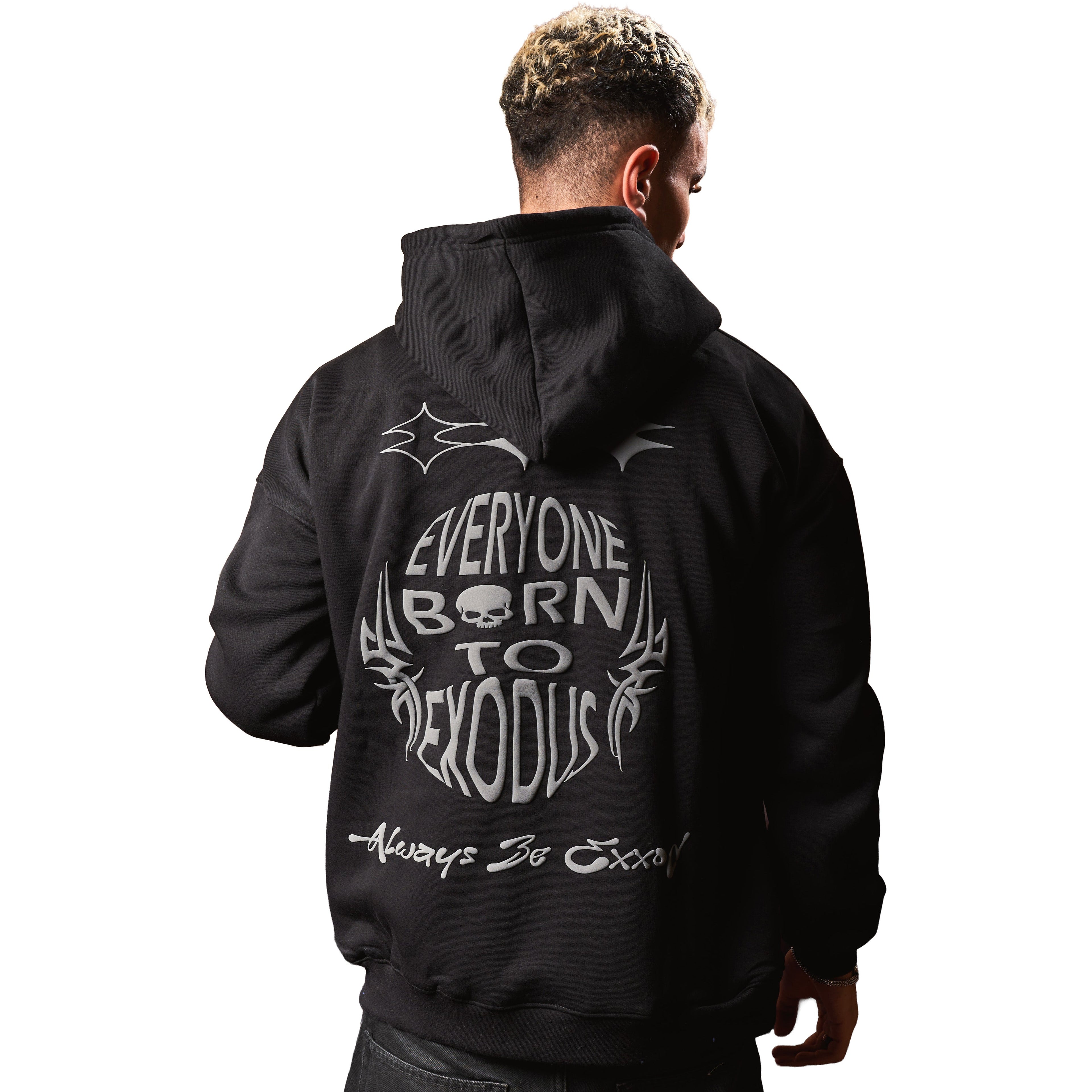 BLACK EXODUS HOODIE