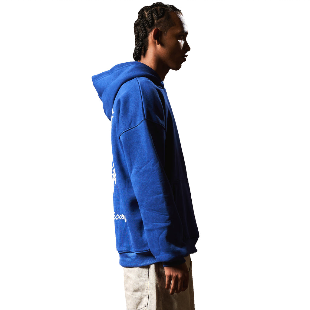 BLUE EXODUS HOODIE